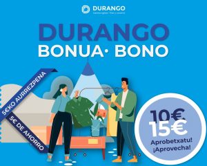 Durango anima a comercios, bares y restaurantes a participar en la nueva campaña de Bonos Comercio y Gastrobonos