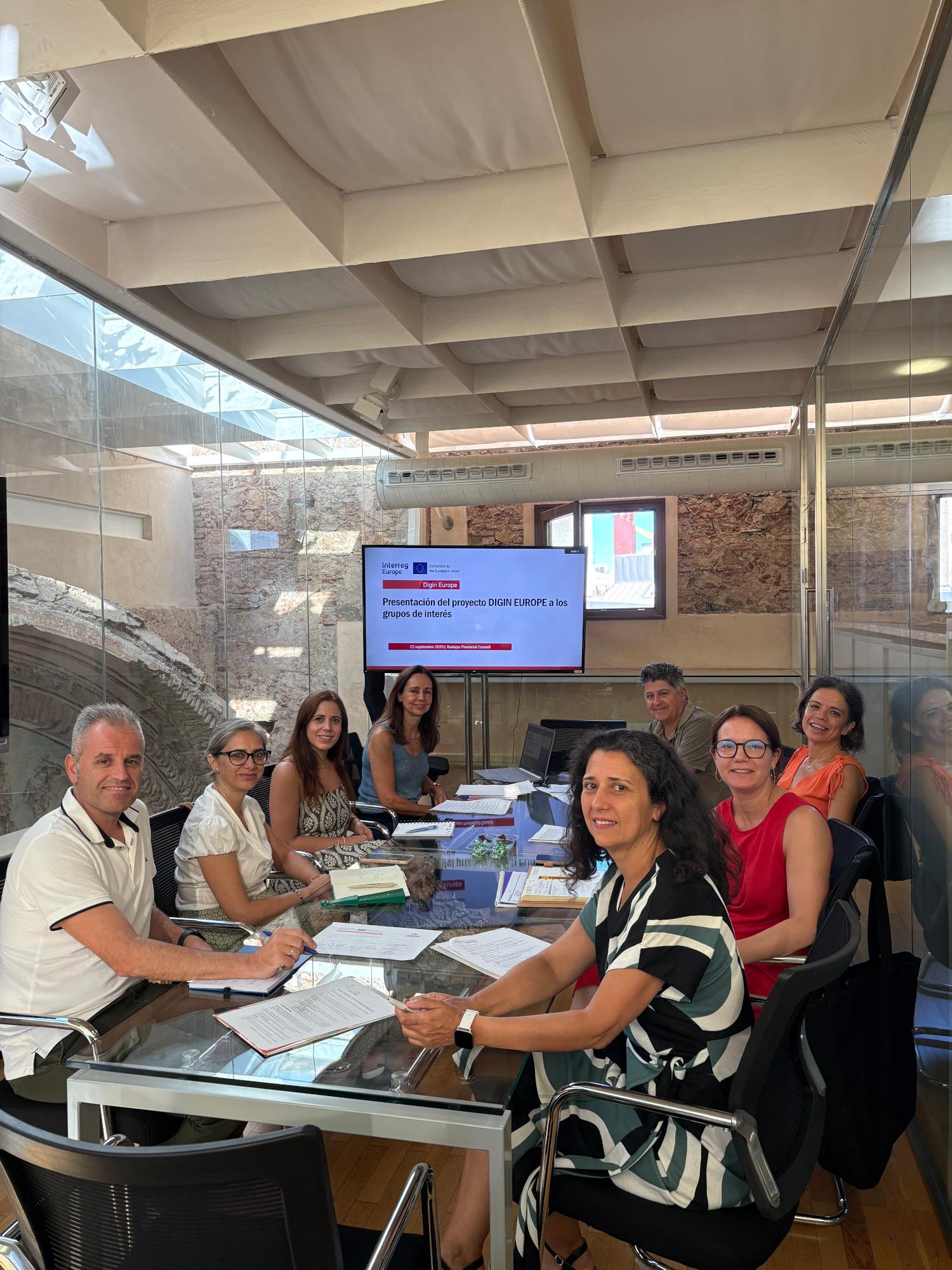 La Diputación de Badajoz forma parte del proyecto Digin Europe